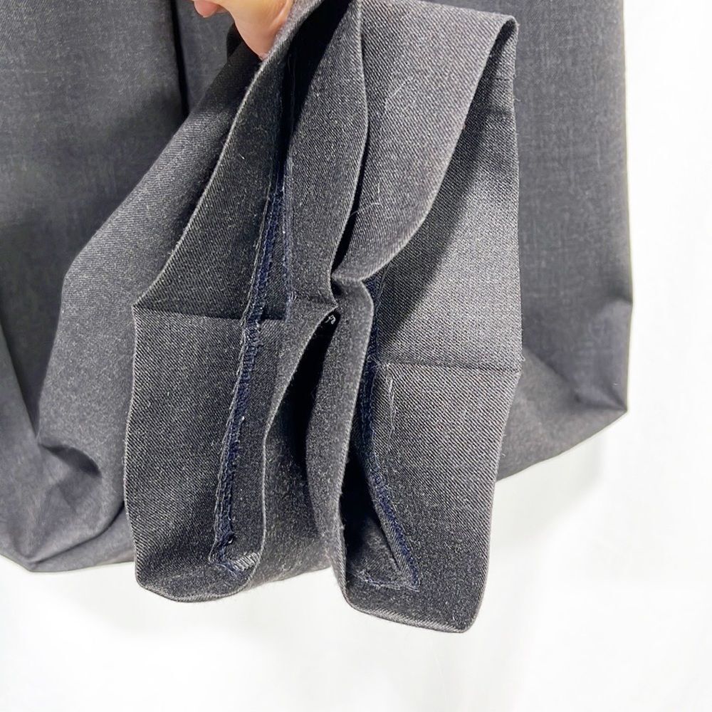 Pendleton Charcoal Gray Seasonless Wool Straight … - image 5